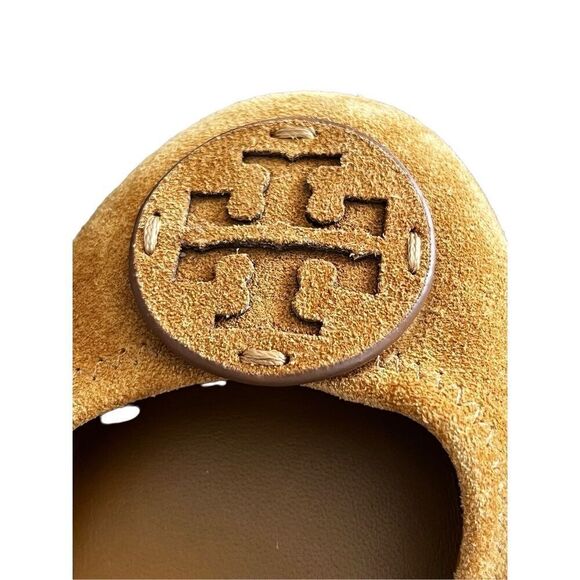 Tori Burch Minnie Travel Suede Ballet Flats size 6.5 - Picture 12 of 14